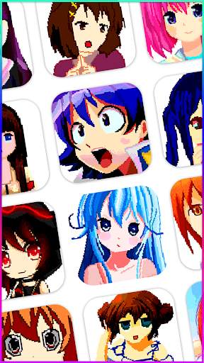 Anime Manga Pixel Coloring 2 تصوير الشاشة