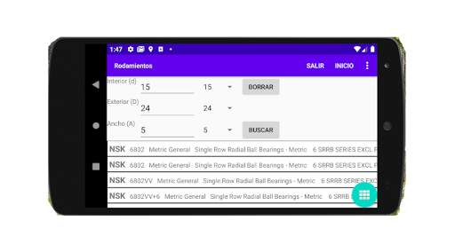 Medidas de Rodamientos screenshot 2