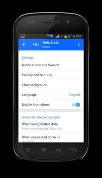 HoloChat Messenger - Telegram screenshot 4