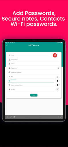 DroidPass Password Manager & Password Keeper screenshot 11