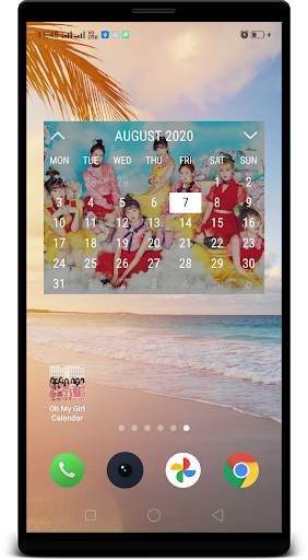 OH MY GIRL Calendar Widget screenshot 5