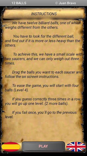 12 Bolas - Logic game screenshot 1