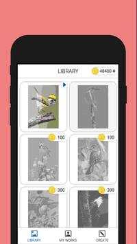 Birds ColorbyNumber - Coloring Book screenshot 1
