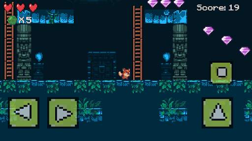 Fantasy Fox - 2D Pixel Platform, retro game screenshot 5