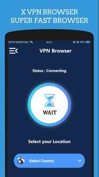 X browser pro: vpn browser free - Super Fast, mini screenshot 1