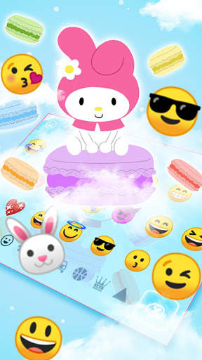 Cute Kawaii Gravity Keyboard Theme screenshot 3