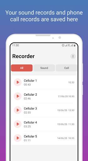 Vsmart Sound Recorder screenshot 2