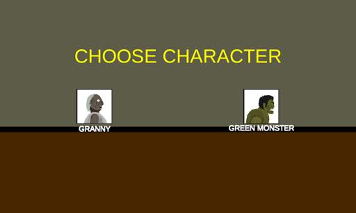 2D Granny x Green Monster Fighting Game screenshot 1