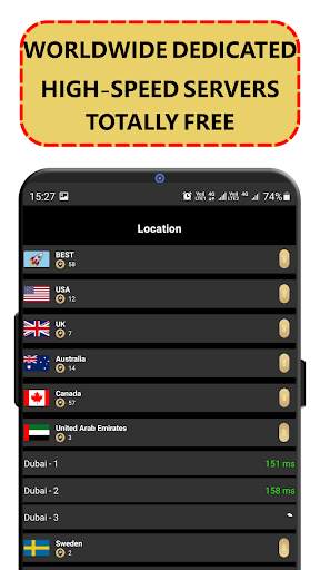 unlimited super fast VPN proxy screenshot 2