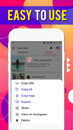 Videos or Story Saver and Downloader for Instagram screenshot 1