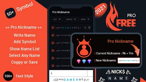 Nickname Generator : Fire Free Name Style Creator screenshot 2