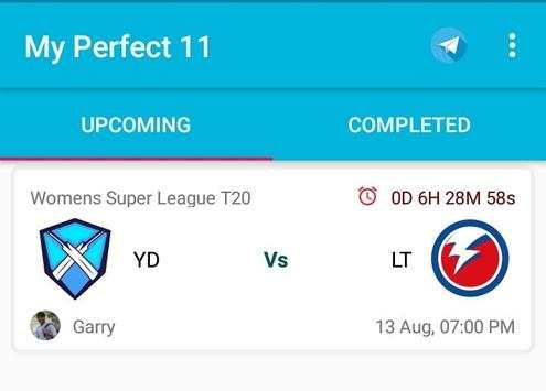 My Perfect 11 screenshot 1