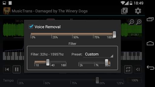 MusicTrans tool for musicians screenshot 2