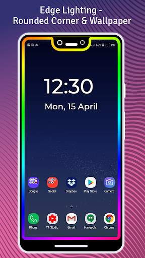 Edge Lighting - Rounded Corner & Wallpaper screenshot 1