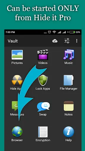 vBrowser for Hide it Pro screenshot 2