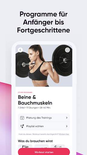Sweat: Fitness-App für Frauen screenshot 5