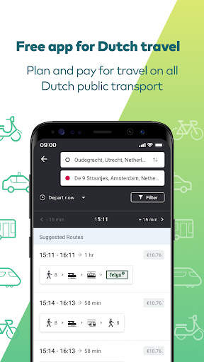 glimble Dutch travel planner screenshot 1