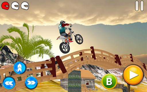 Tricky Bike Racing With Crazy Rider 3D screenshot 7