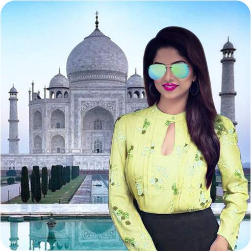 My Photo with Taj Mahal Background 1.0
