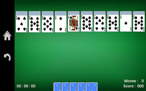 Spider Solitaire screenshot 2