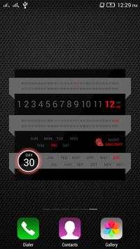Numeric Digital Clock Lwp 2 تصوير الشاشة