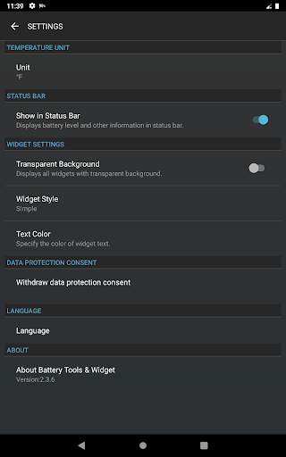 Battery Tools  & Widget 9 تصوير الشاشة