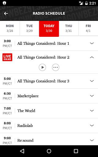 WBEZ 13 تصوير الشاشة