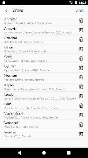 Wetter Armenien screenshot 4