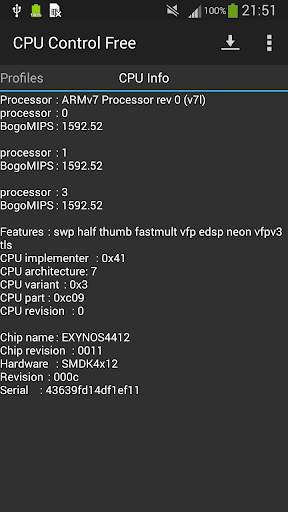 CPU Control Free screenshot 3
