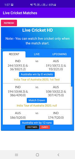 Live Cricket and Score screenshot 5