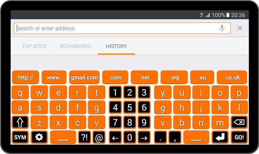Orange Keyboard स्क्रीनशॉट 4