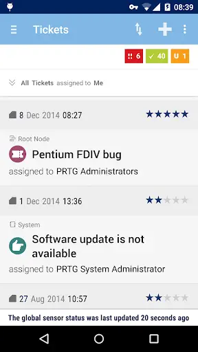 PRTG for Android скриншот 4