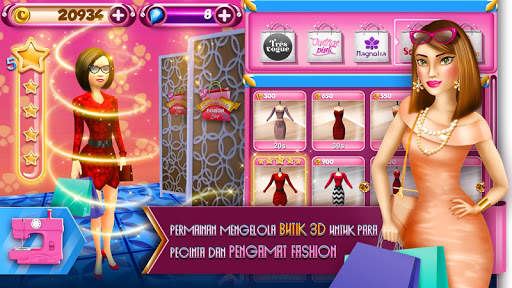 Permainan Butik Pakaian Perbelanjaan Petualangan screenshot 2