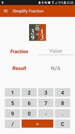 Simplify Fraction Calculator 3 تصوير الشاشة