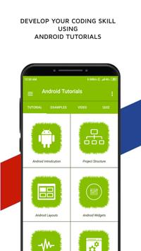 Android Tutorial: Source Code,Live Demo,Video,Quiz screenshot 1