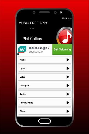 Phil Collins all songs screenshot 2