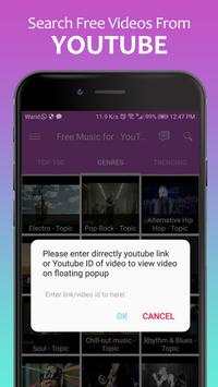 Free Music for Youtube-Music Player Popup screenshot 6