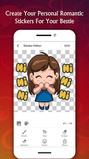 Romantic Stickers for WhatsApp screenshot 5