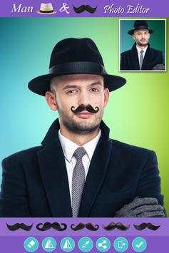 Man Hat & Mustache PhotoEditor screenshot 4