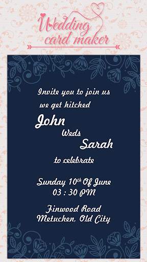 Wedding Card Maker : Invitation Card Maker screenshot 4