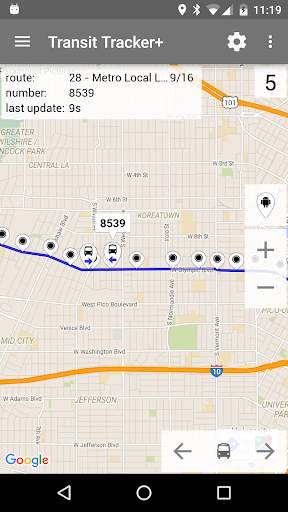 Transit Tracker - LA screenshot 2