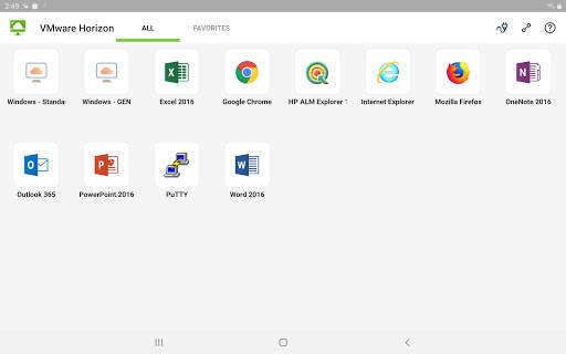 VMware Horizon Client screenshot 6