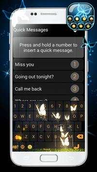 Neon Butterflies Keyboard screenshot 4