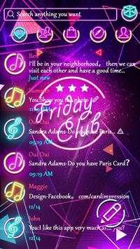 GO SMS FRIDAY CLUB THEME screenshot 2