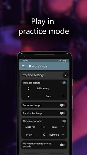 Camtronome - metronome, camera screenshot 2