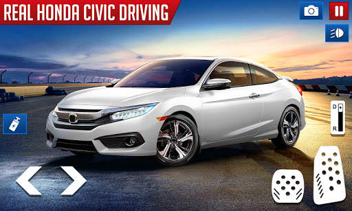 Drifting and Driving Simulator Civic Game screenshot 3