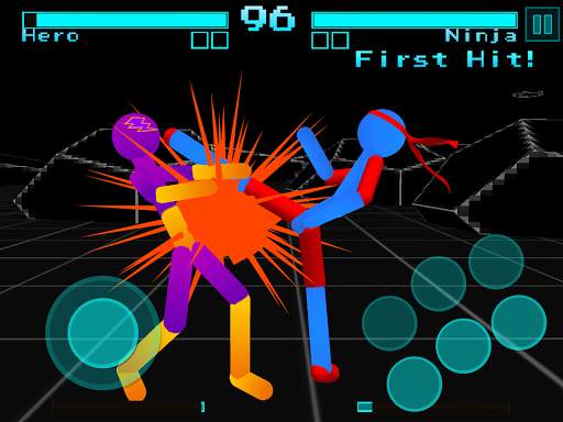 Stickman Fighting Neon Warrior screenshot 5