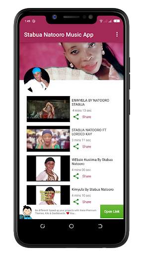 Stabua Natooro Music App screenshot 1