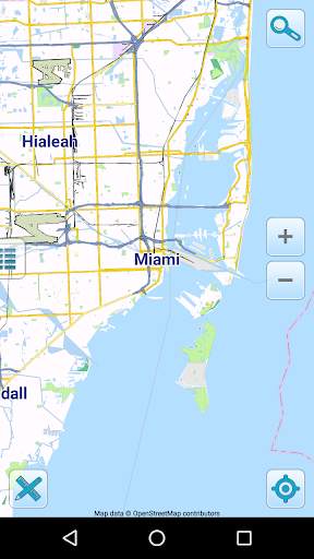 Map of Miami offline screenshot 1