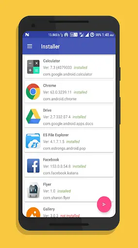 One Click Apk Installer & Backup:Quick App Install screenshot 1